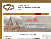 Tablet Screenshot of ahrsindia.org